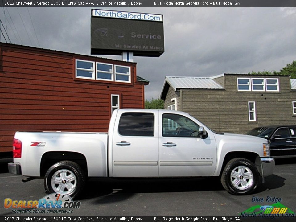 2013 Chevrolet Silverado 1500 LT Crew Cab 4x4 Silver Ice Metallic / Ebony Photo #6