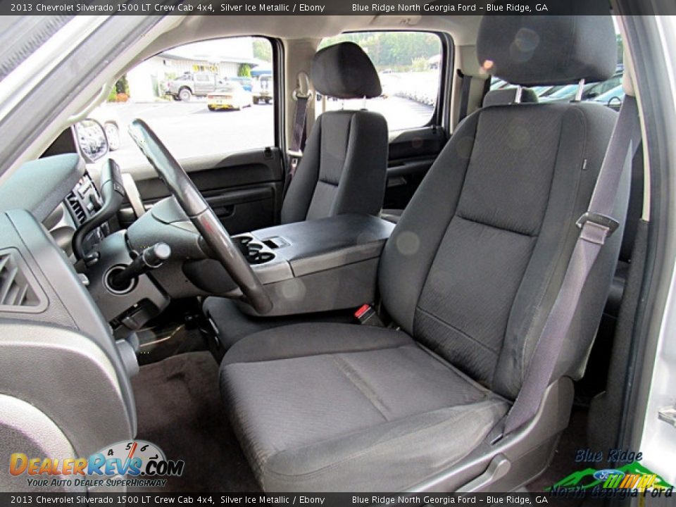 2013 Chevrolet Silverado 1500 LT Crew Cab 4x4 Silver Ice Metallic / Ebony Photo #11