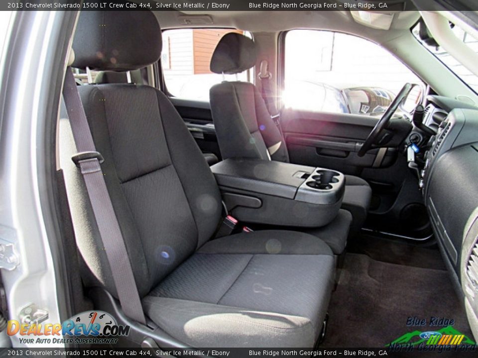 2013 Chevrolet Silverado 1500 LT Crew Cab 4x4 Silver Ice Metallic / Ebony Photo #12