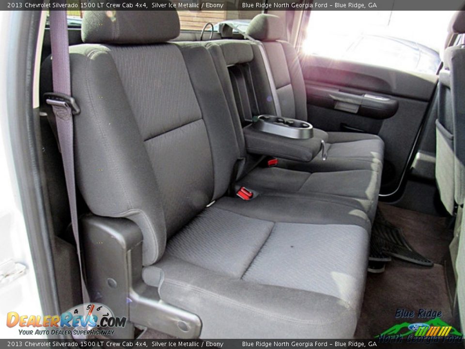 2013 Chevrolet Silverado 1500 LT Crew Cab 4x4 Silver Ice Metallic / Ebony Photo #13
