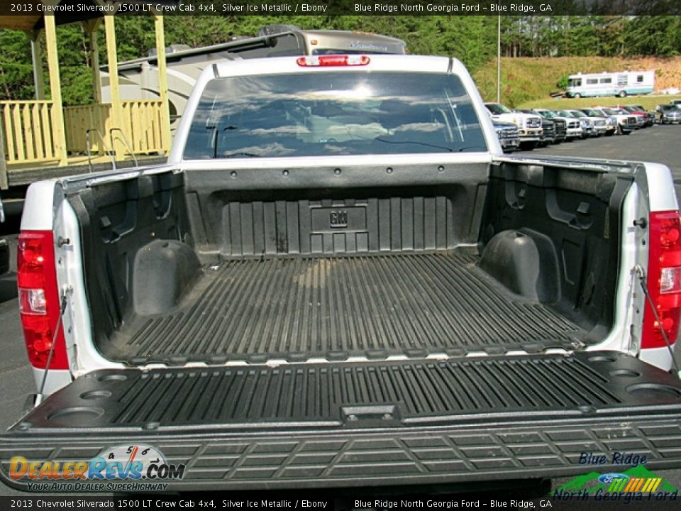 2013 Chevrolet Silverado 1500 LT Crew Cab 4x4 Silver Ice Metallic / Ebony Photo #14