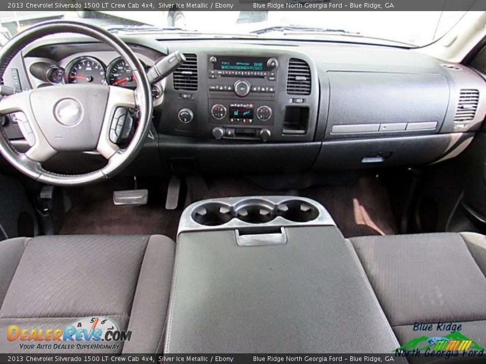 2013 Chevrolet Silverado 1500 LT Crew Cab 4x4 Silver Ice Metallic / Ebony Photo #16