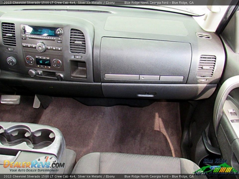 2013 Chevrolet Silverado 1500 LT Crew Cab 4x4 Silver Ice Metallic / Ebony Photo #17