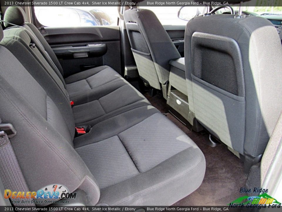 2013 Chevrolet Silverado 1500 LT Crew Cab 4x4 Silver Ice Metallic / Ebony Photo #29