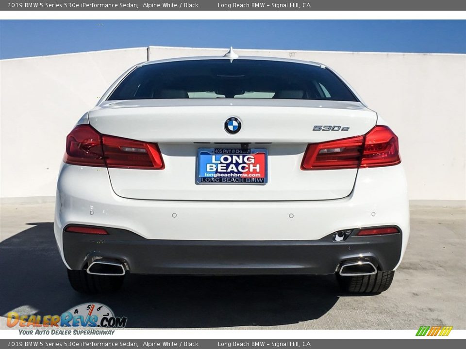 2019 BMW 5 Series 530e iPerformance Sedan Alpine White / Black Photo #3