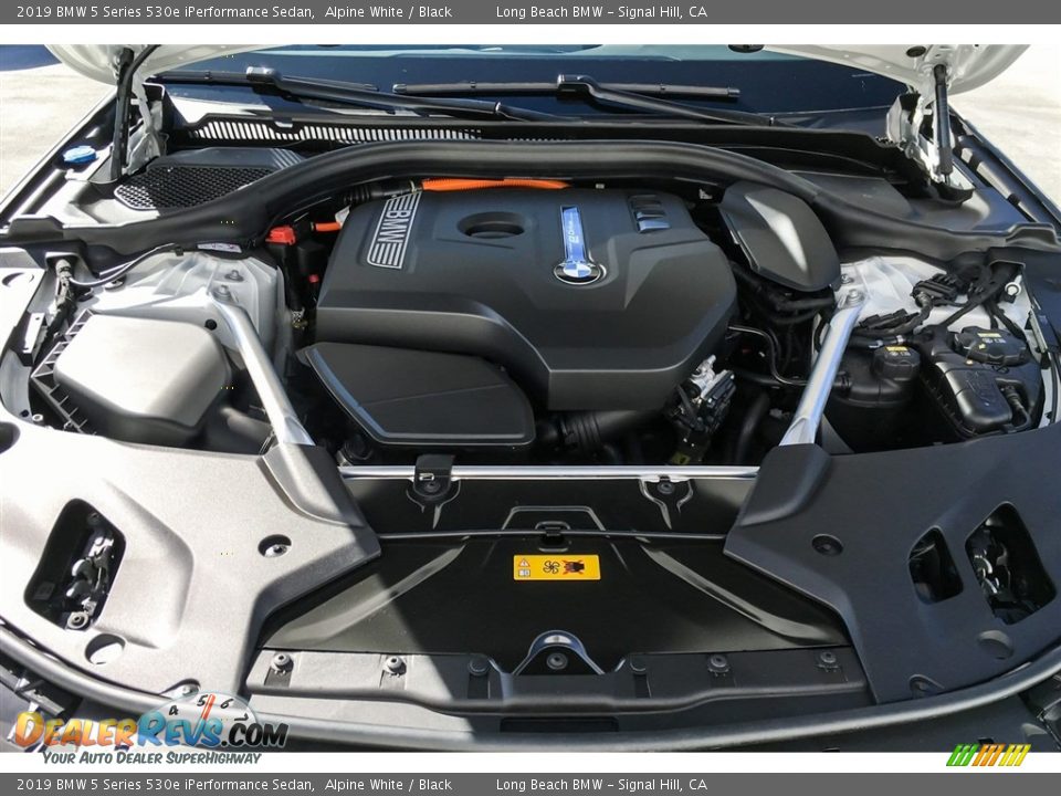 2019 BMW 5 Series 530e iPerformance Sedan Alpine White / Black Photo #8