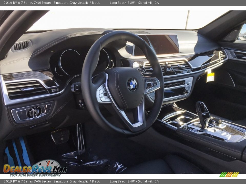 2019 BMW 7 Series 740i Sedan Singapore Gray Metallic / Black Photo #4
