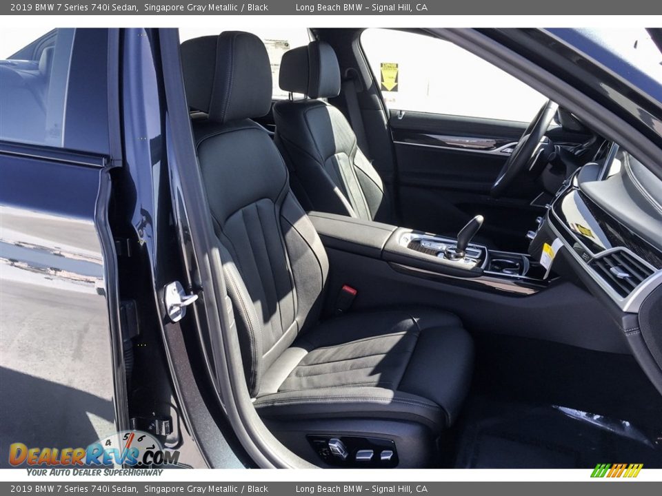 2019 BMW 7 Series 740i Sedan Singapore Gray Metallic / Black Photo #5