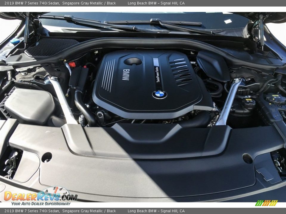 2019 BMW 7 Series 740i Sedan 3.0 Liter DI TwinPower Turbocharged DOHC 24-Valve VVT Inline 6 Cylinder Engine Photo #8