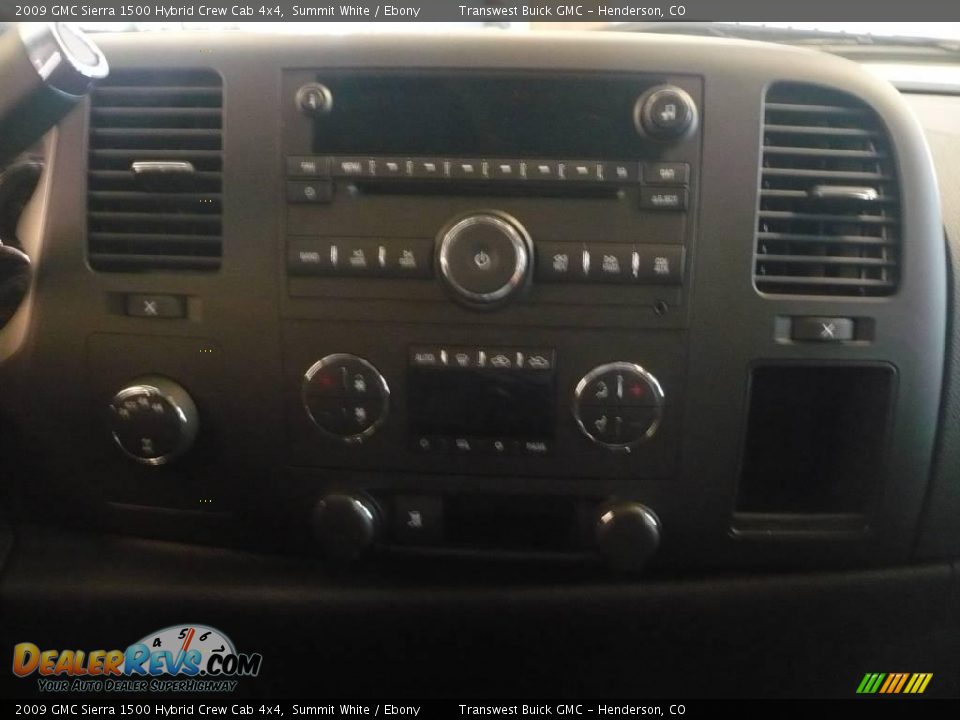 2009 GMC Sierra 1500 Hybrid Crew Cab 4x4 Summit White / Ebony Photo #9