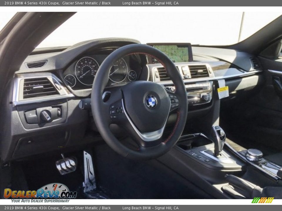 2019 BMW 4 Series 430i Coupe Glacier Silver Metallic / Black Photo #4