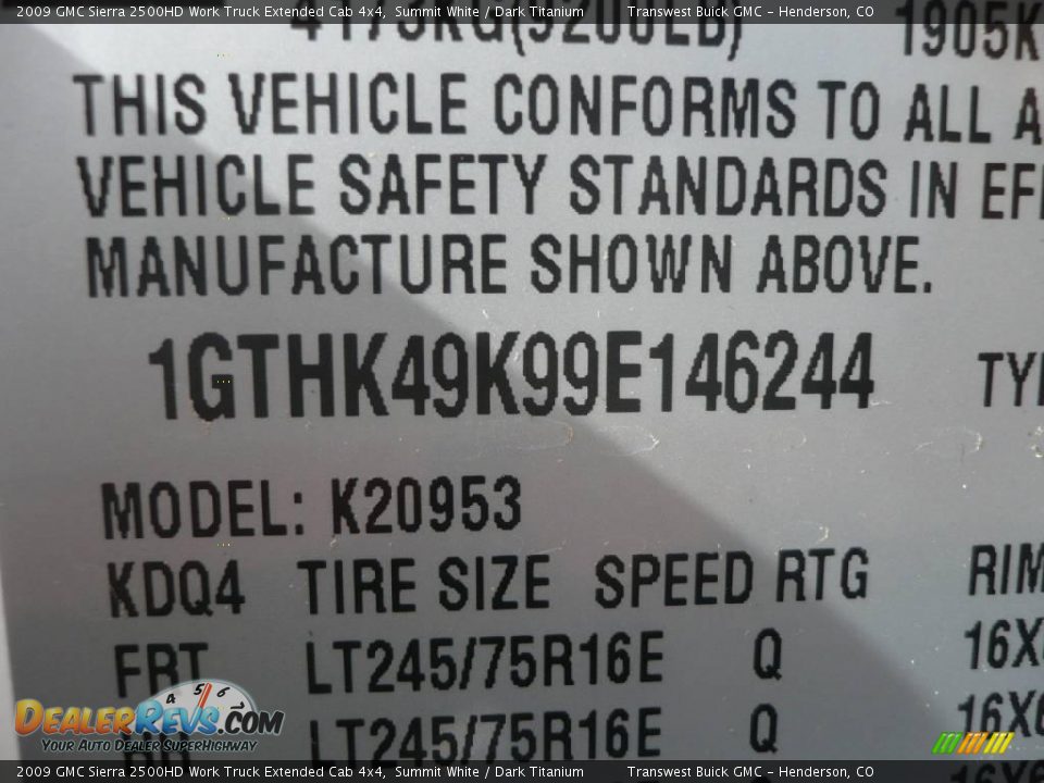 2009 GMC Sierra 2500HD Work Truck Extended Cab 4x4 Summit White / Dark Titanium Photo #10