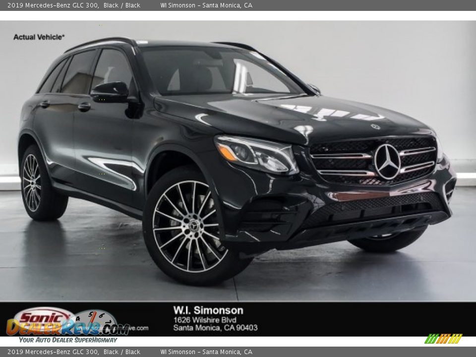 2019 Mercedes-Benz GLC 300 Black / Black Photo #1