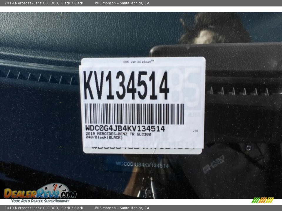 2019 Mercedes-Benz GLC 300 Black / Black Photo #11