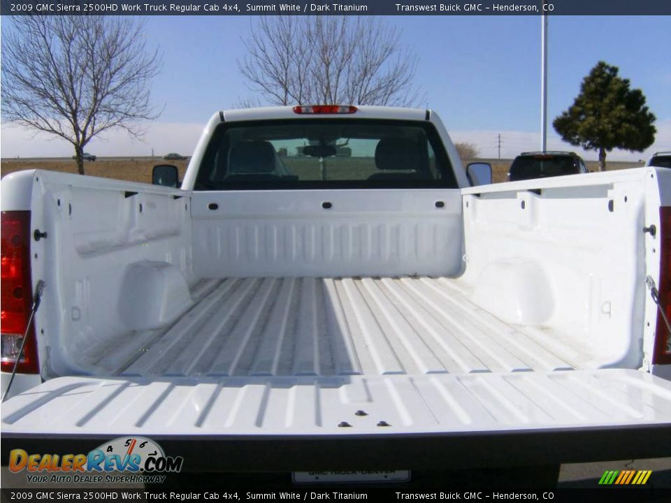 2009 GMC Sierra 2500HD Work Truck Regular Cab 4x4 Summit White / Dark Titanium Photo #11