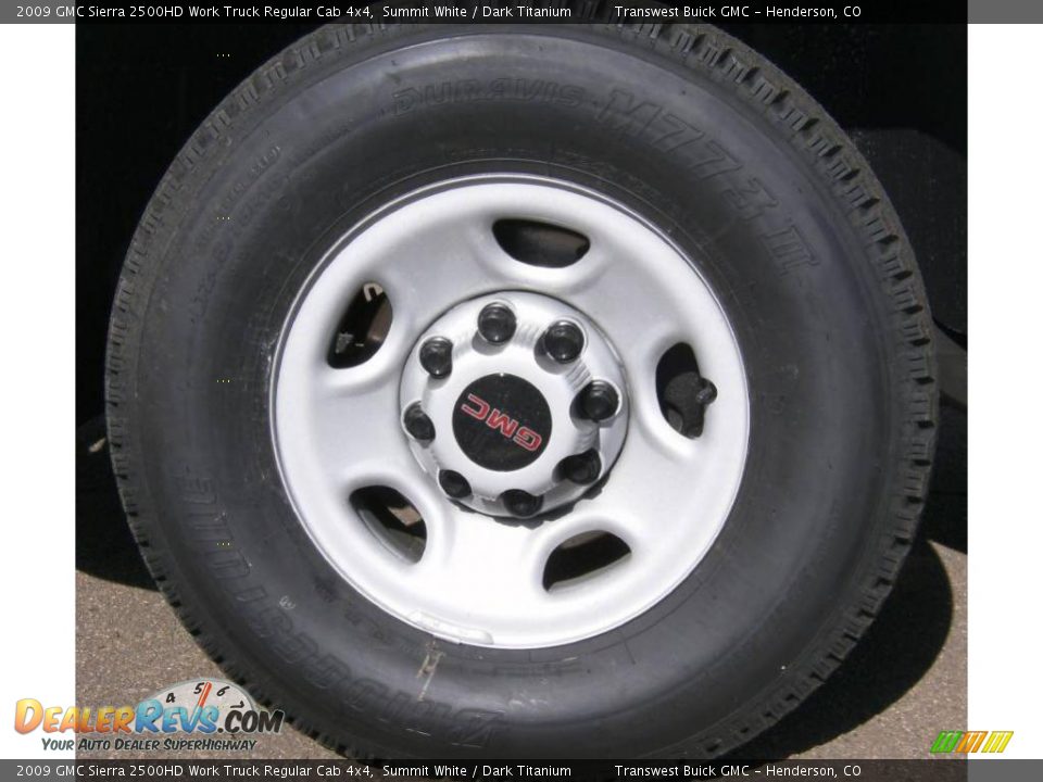 2009 GMC Sierra 2500HD Work Truck Regular Cab 4x4 Summit White / Dark Titanium Photo #14
