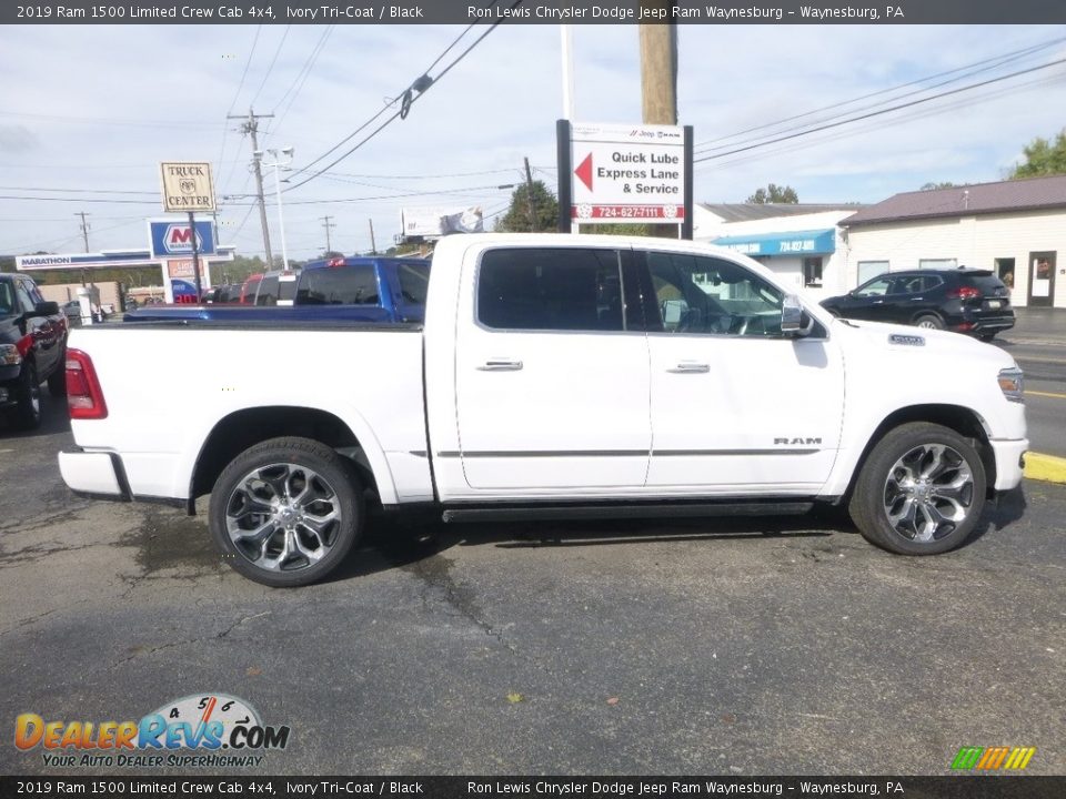 2019 Ram 1500 Limited Crew Cab 4x4 Ivory Tri–Coat / Black Photo #6
