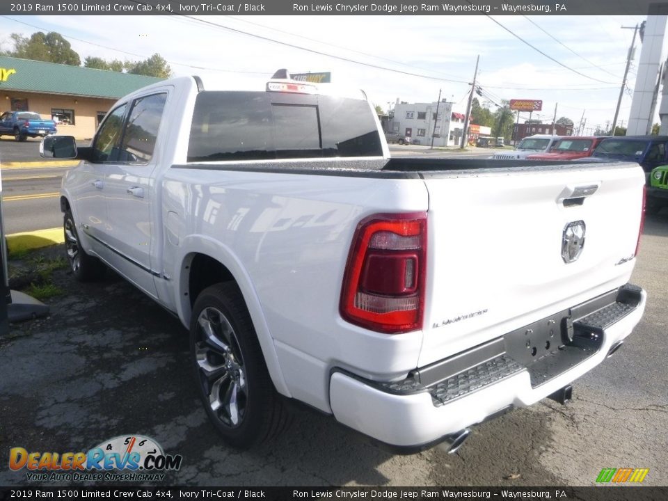 2019 Ram 1500 Limited Crew Cab 4x4 Ivory Tri–Coat / Black Photo #9