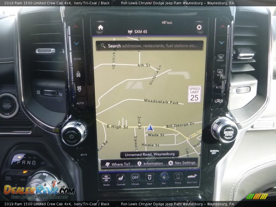 2019 Ram 1500 Limited Crew Cab 4x4 Ivory Tri–Coat / Black Photo #15