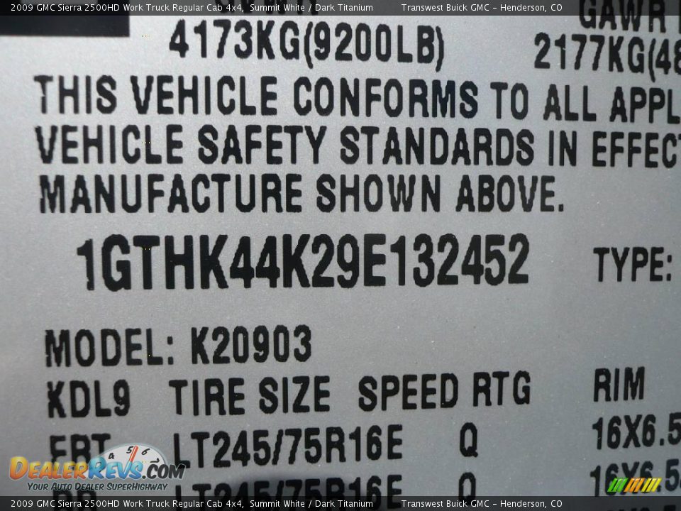 2009 GMC Sierra 2500HD Work Truck Regular Cab 4x4 Summit White / Dark Titanium Photo #32