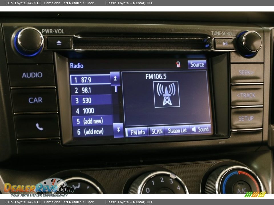 2015 Toyota RAV4 LE Barcelona Red Metallic / Black Photo #10