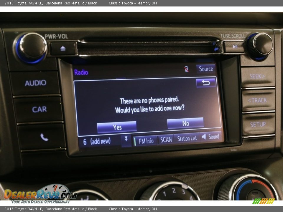 2015 Toyota RAV4 LE Barcelona Red Metallic / Black Photo #11