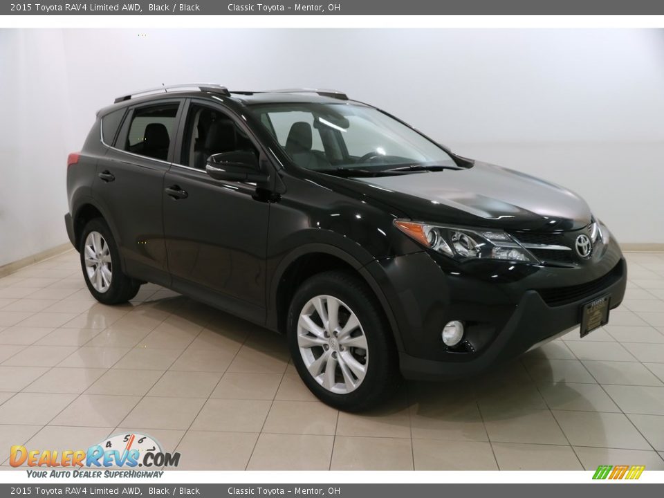 2015 Toyota RAV4 Limited AWD Black / Black Photo #1