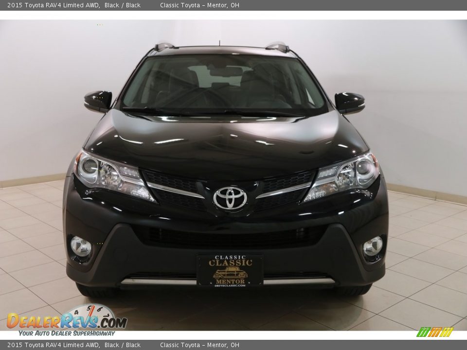 2015 Toyota RAV4 Limited AWD Black / Black Photo #2