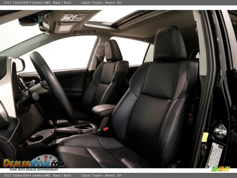 2015 Toyota RAV4 Limited AWD Black / Black Photo #6