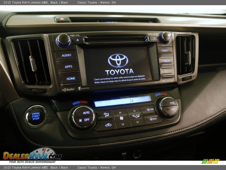 2015 Toyota RAV4 Limited AWD Black / Black Photo #9