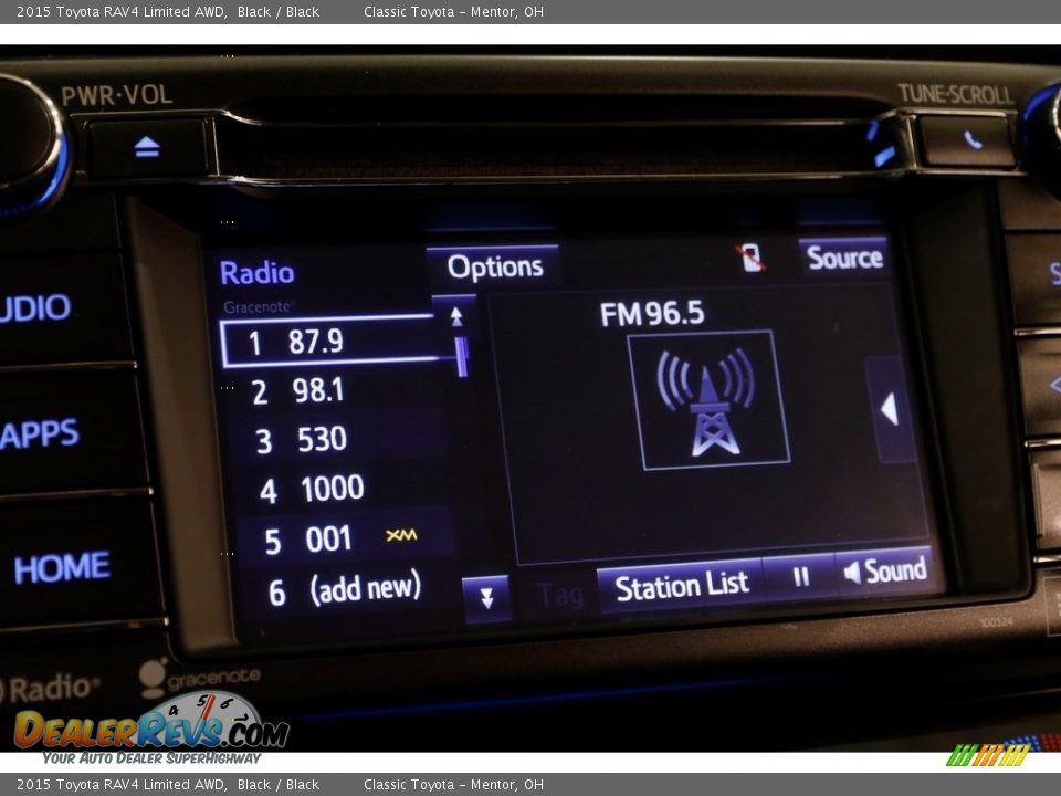 2015 Toyota RAV4 Limited AWD Black / Black Photo #10