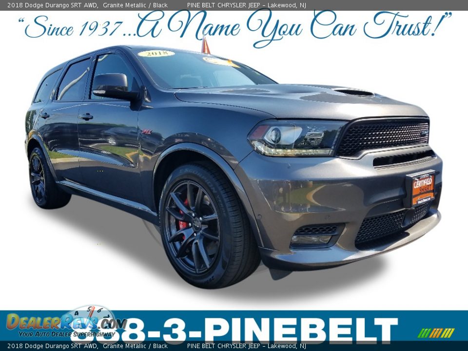 2018 Dodge Durango SRT AWD Granite Metallic / Black Photo #1