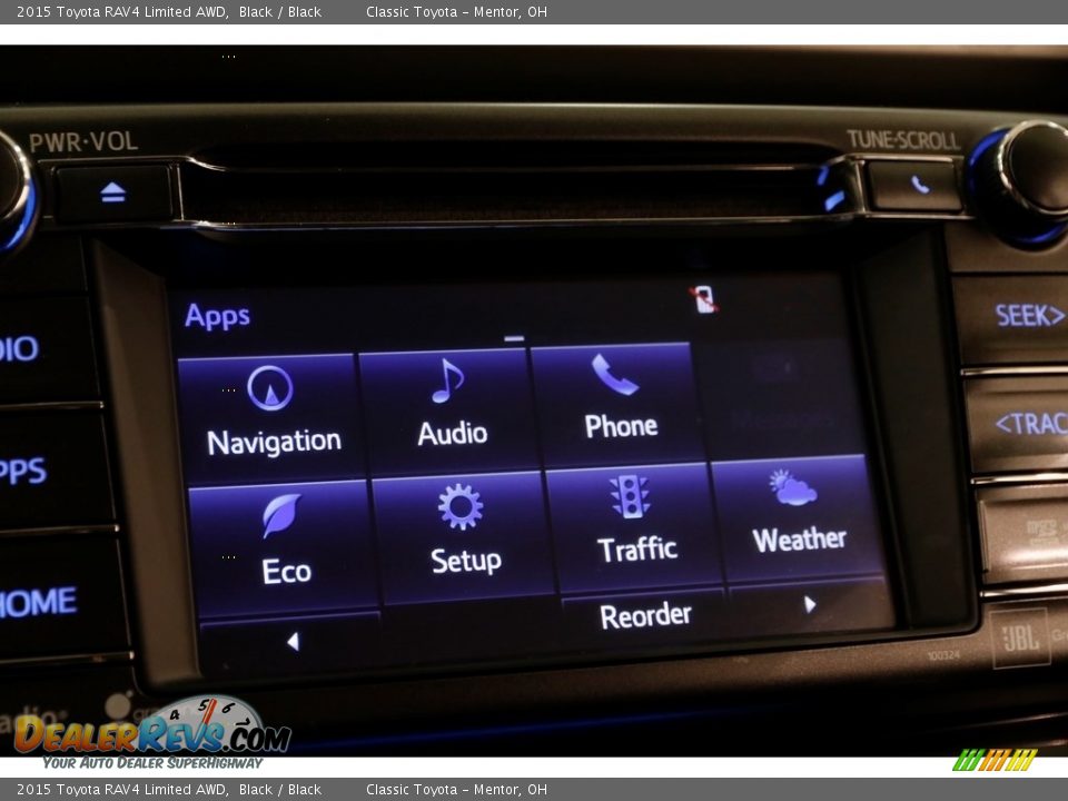 2015 Toyota RAV4 Limited AWD Black / Black Photo #11