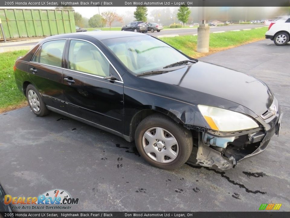 2005 Honda Accord LX Sedan Nighthawk Black Pearl / Black Photo #2