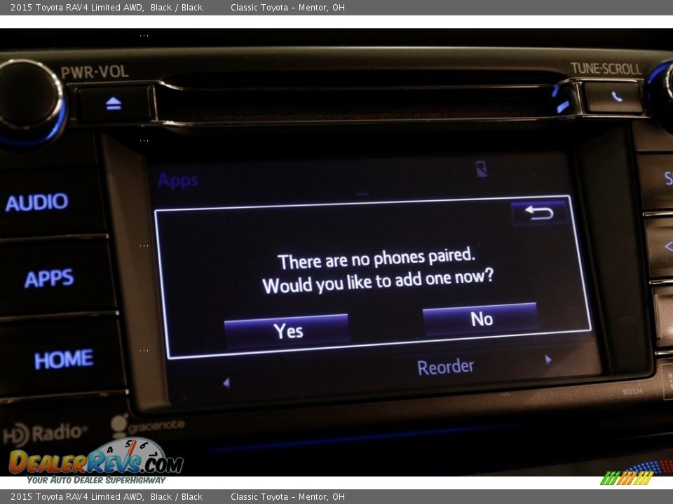 2015 Toyota RAV4 Limited AWD Black / Black Photo #12