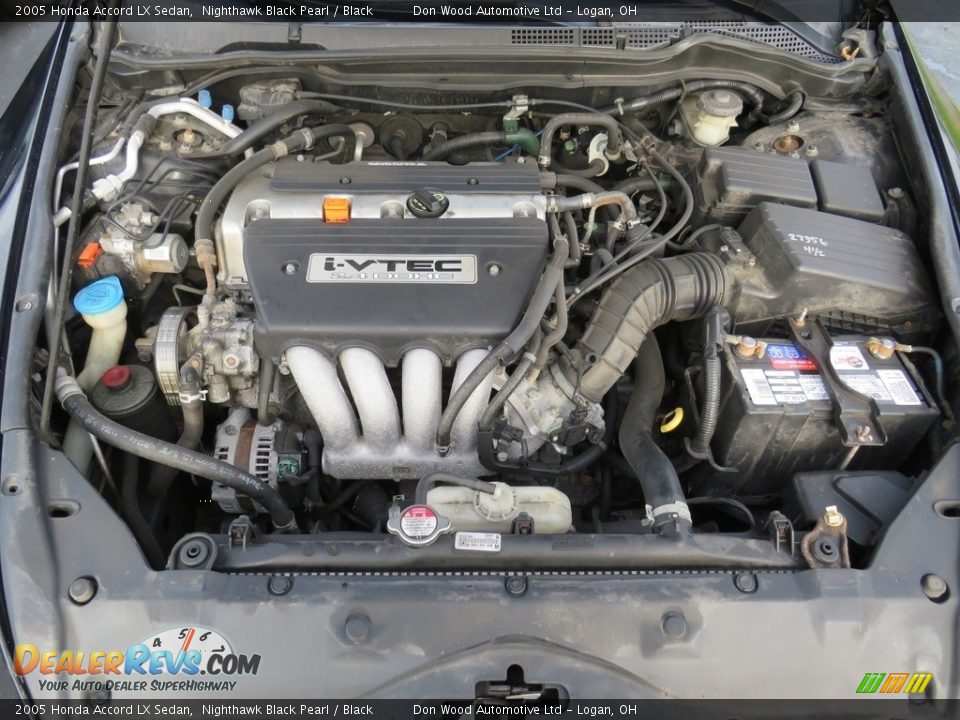 2005 Honda Accord LX Sedan Nighthawk Black Pearl / Black Photo #6