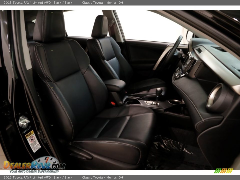 2015 Toyota RAV4 Limited AWD Black / Black Photo #17