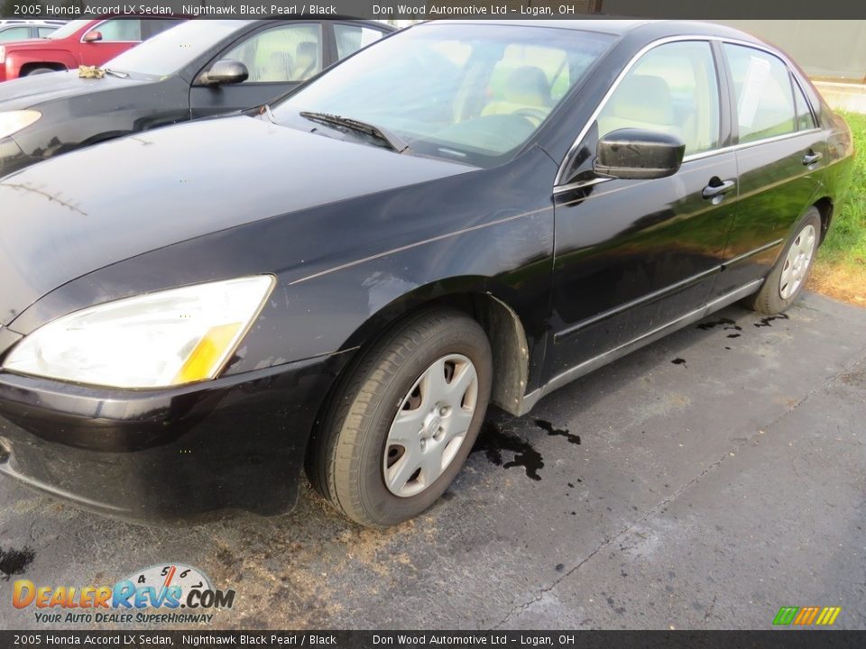 2005 Honda Accord LX Sedan Nighthawk Black Pearl / Black Photo #7