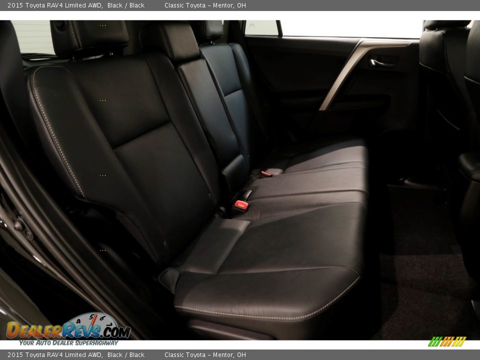 2015 Toyota RAV4 Limited AWD Black / Black Photo #18