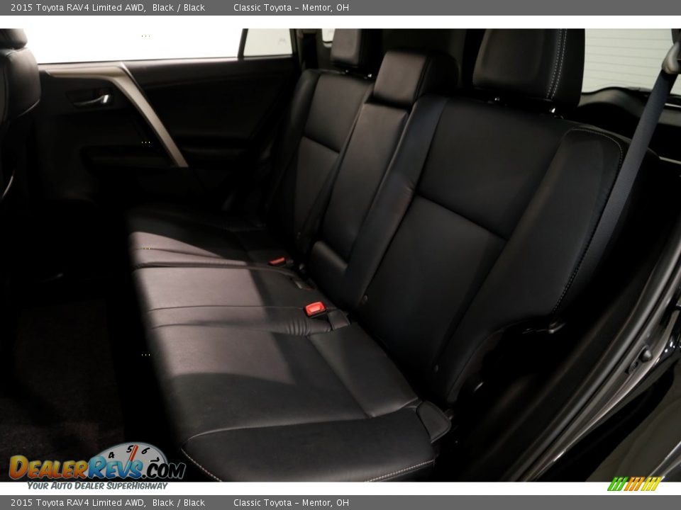 2015 Toyota RAV4 Limited AWD Black / Black Photo #19