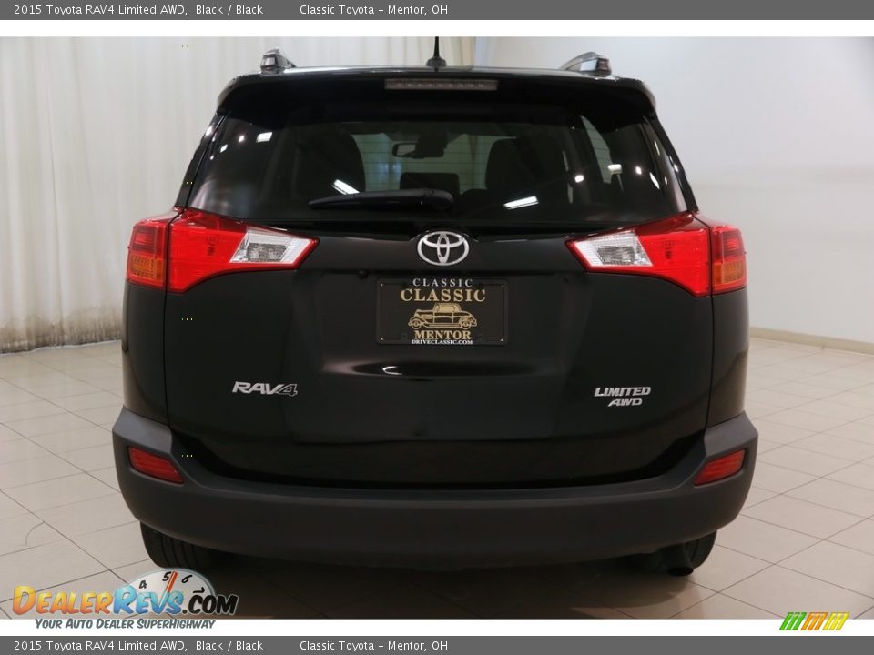 2015 Toyota RAV4 Limited AWD Black / Black Photo #20