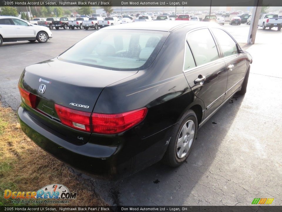 2005 Honda Accord LX Sedan Nighthawk Black Pearl / Black Photo #12