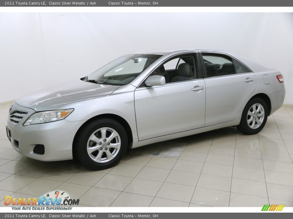 2011 Toyota Camry LE Classic Silver Metallic / Ash Photo #3