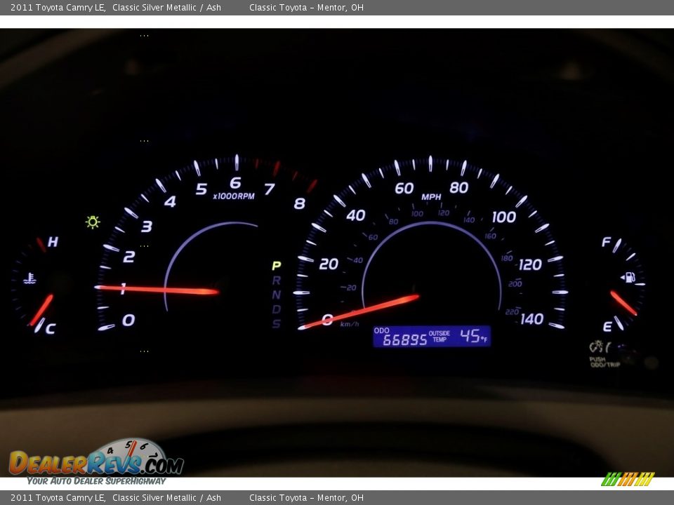 2011 Toyota Camry LE Classic Silver Metallic / Ash Photo #8