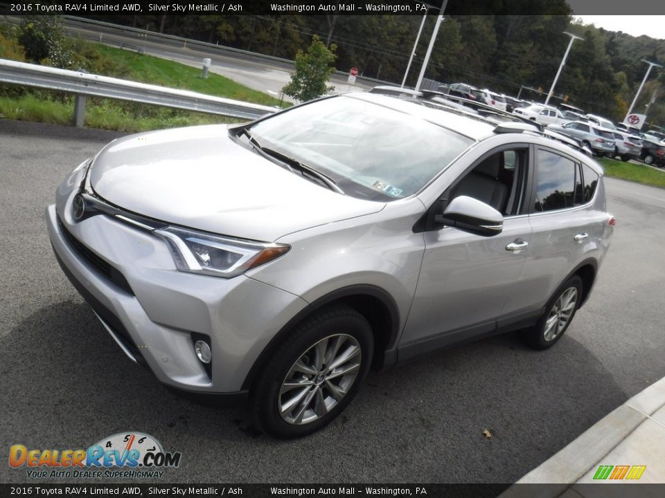 2016 Toyota RAV4 Limited AWD Silver Sky Metallic / Ash Photo #6