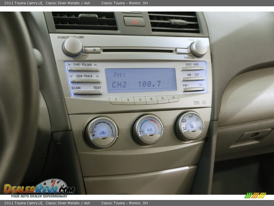 2011 Toyota Camry LE Classic Silver Metallic / Ash Photo #10