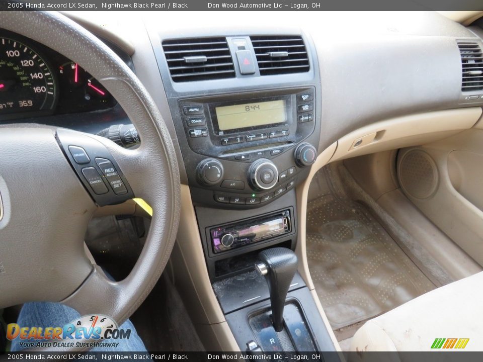 2005 Honda Accord LX Sedan Nighthawk Black Pearl / Black Photo #22