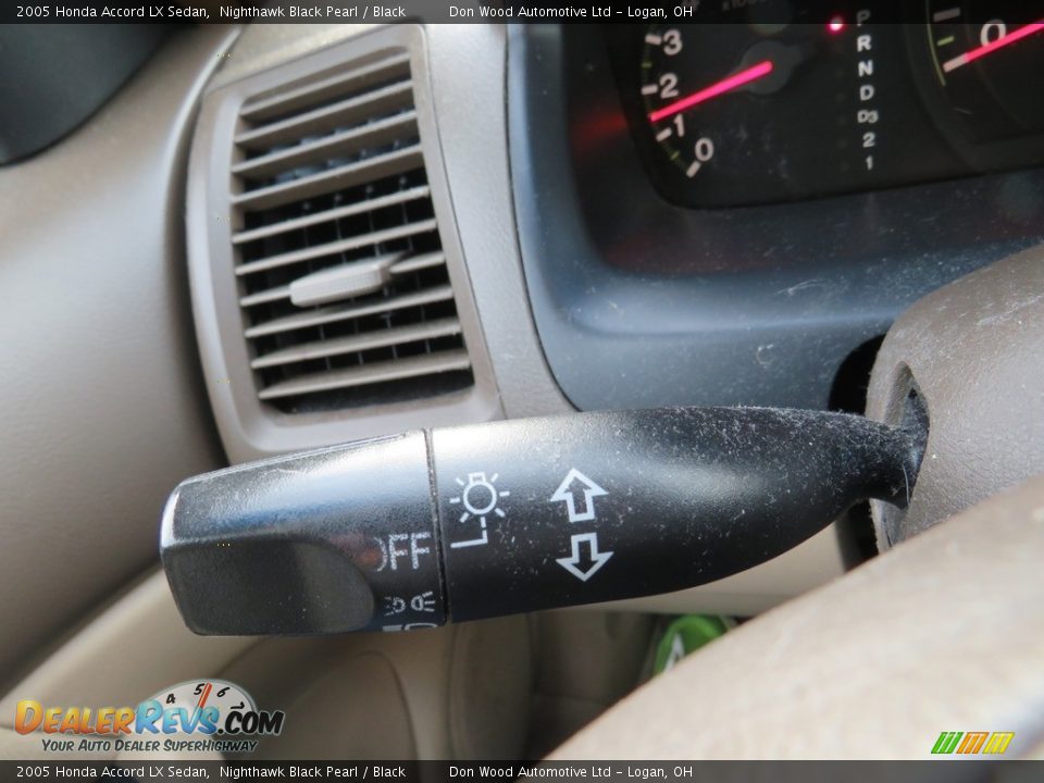 2005 Honda Accord LX Sedan Nighthawk Black Pearl / Black Photo #25