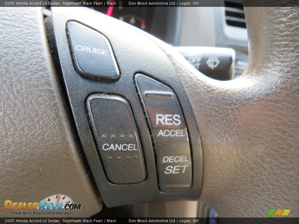 2005 Honda Accord LX Sedan Nighthawk Black Pearl / Black Photo #26
