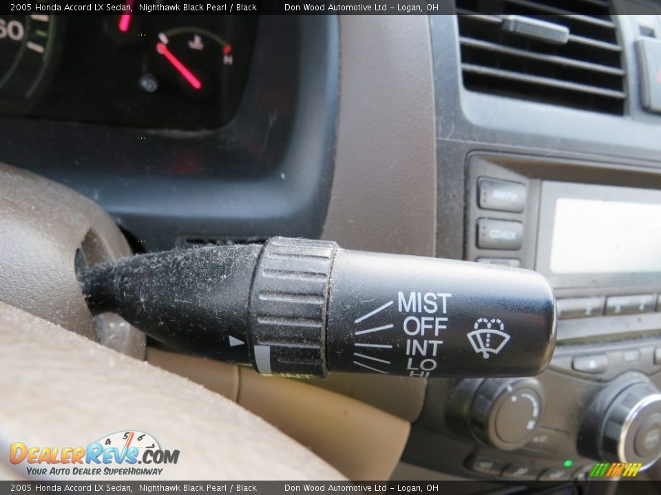 2005 Honda Accord LX Sedan Nighthawk Black Pearl / Black Photo #27